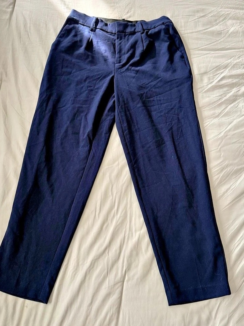 a new day Straight Leg Trousers Blue Size 6 Like New